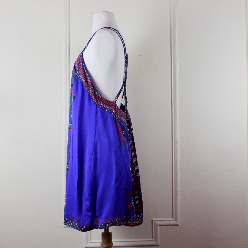 Ecote Urban Outfitters Purple Strappy Sun Dress sz LARGE - Picture 5 of 10